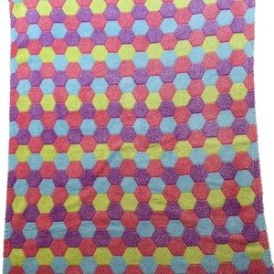 Colorful Soft Baby Blanket 33" 36" Pink Blue crib Stroller
